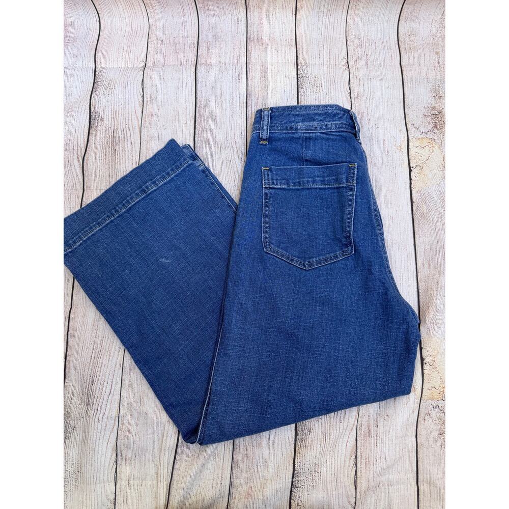GAP Wide Legged Denim Jeans Ankle Length Women's Size 4/27 - Picture 6 of 7